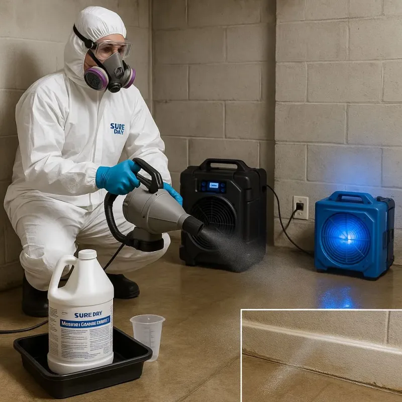Sanitization and Odor Removal process in Waverly, OH